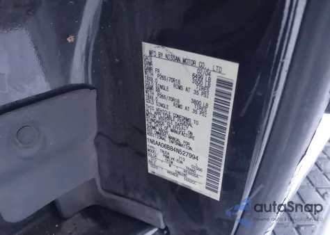 2004 Nissan Titan Le из США, поврежденный, VIN 1N6AA06B84N527994